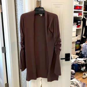 Hinge boho cardigan with long bell sleeves